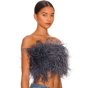 LAMARQUE Zaina Top in smoked blue